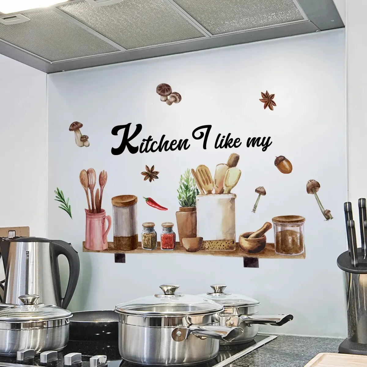 I Like My Kitchen Wall Sticker