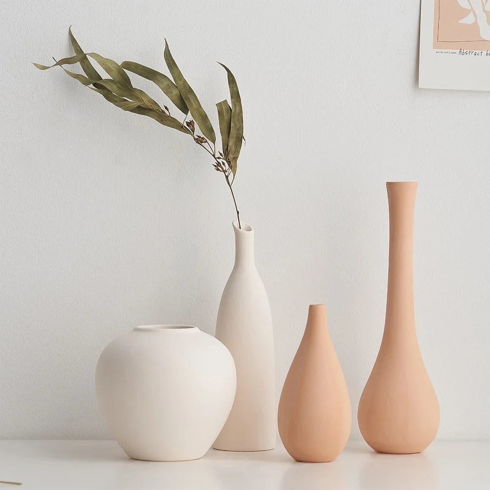 Modern Ceramic Vase Arrangement