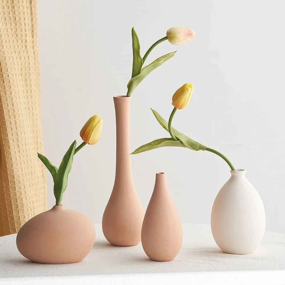 Modern Ceramic Vase Arrangement