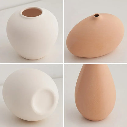 Modern Ceramic Vase Arrangement