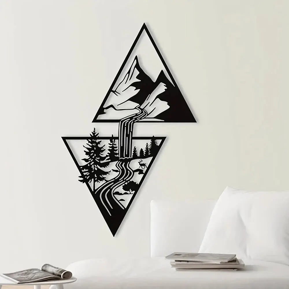 Mountain Metal Wall Art