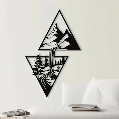 Mountain Metal Wall Art