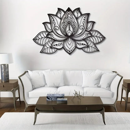 Mandala Lotus Flower Wall Art