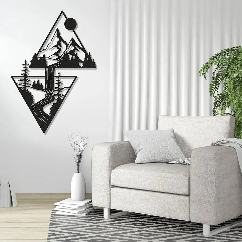 Mountain Metal Wall Art