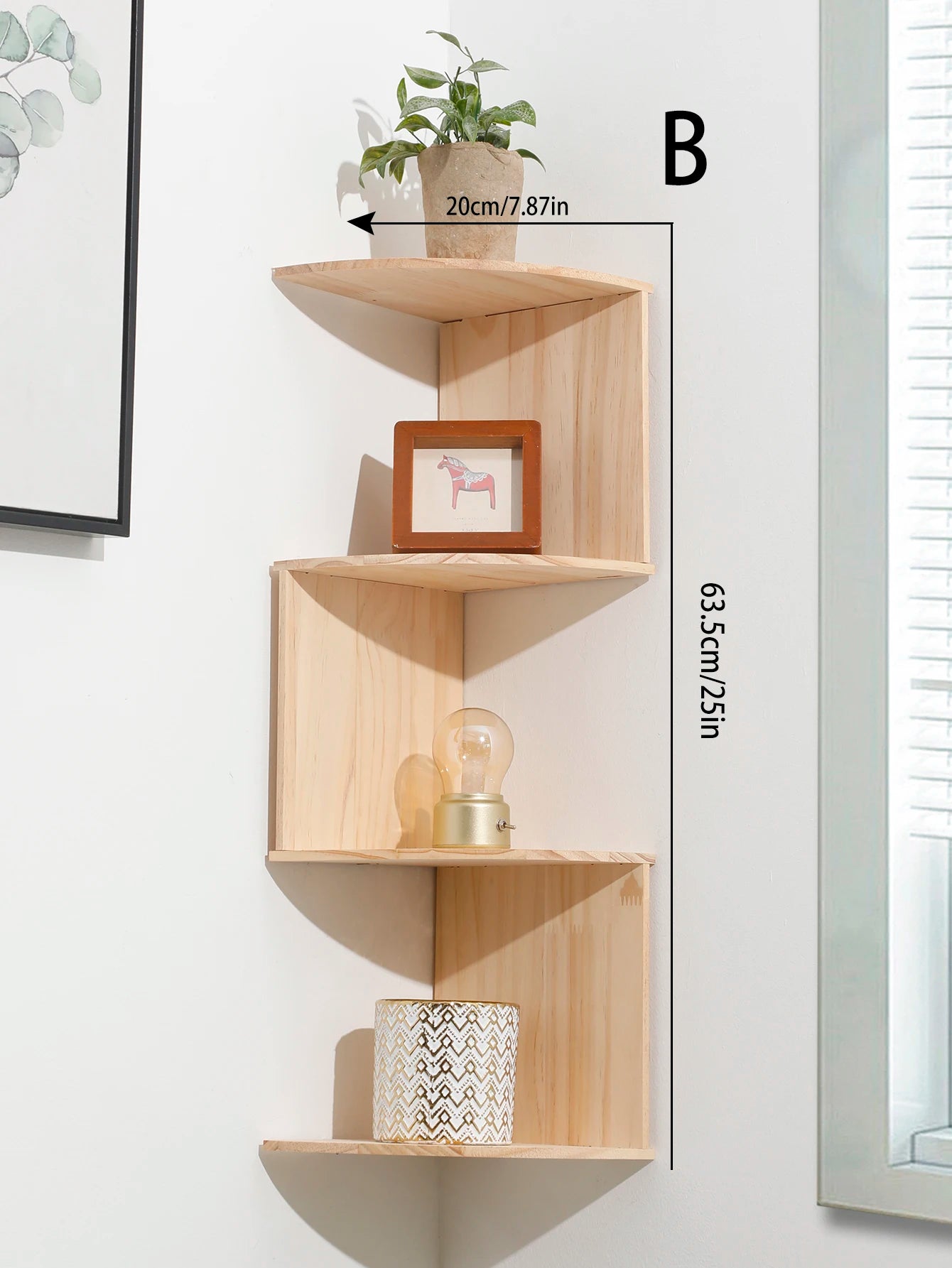 Floating Corner Shelf