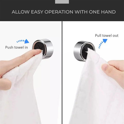 1-10 Self Adhesive Wall Mounted Towel Plug Holder