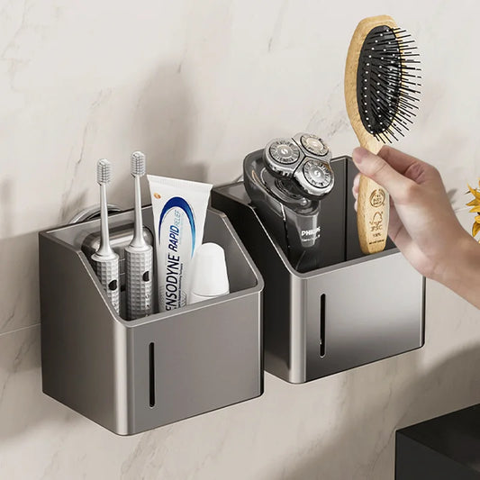 Wall-mounted Suction Cup Shelf