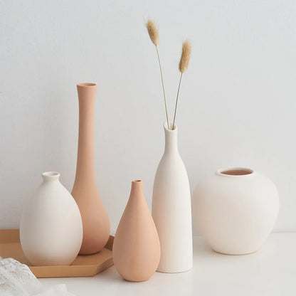 Modern Ceramic Vase Arrangement