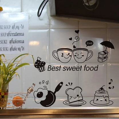 Coffee, Sweet Food Wall Stickers