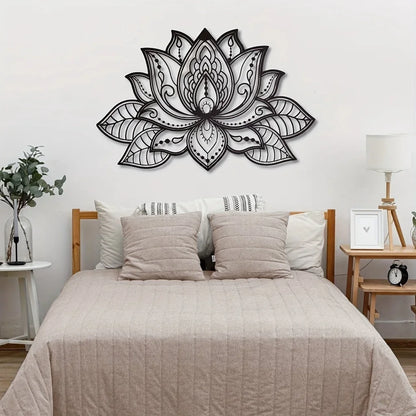 Mandala Lotus Flower Wall Art