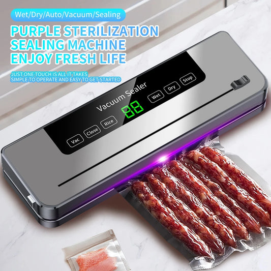 Electric Vacuum Sealer Dry/Wet Food