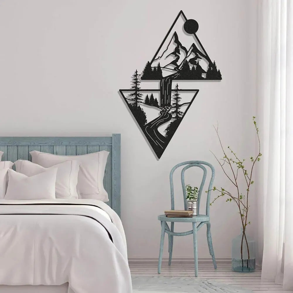 Mountain Metal Wall Art