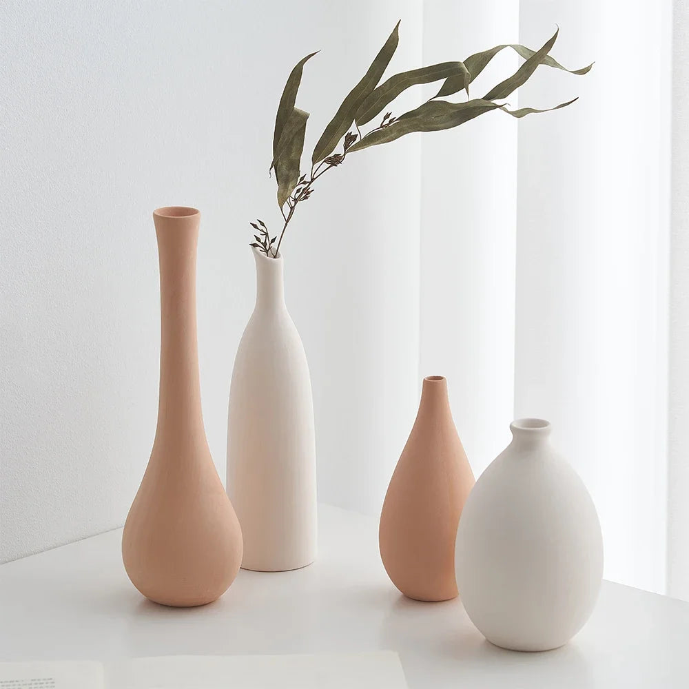 Modern Ceramic Vase Arrangement