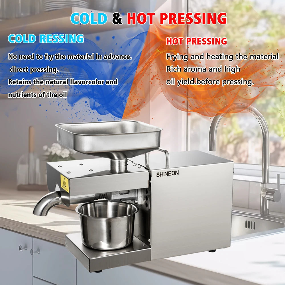 Cold Press Seed Oil Extractor Machine