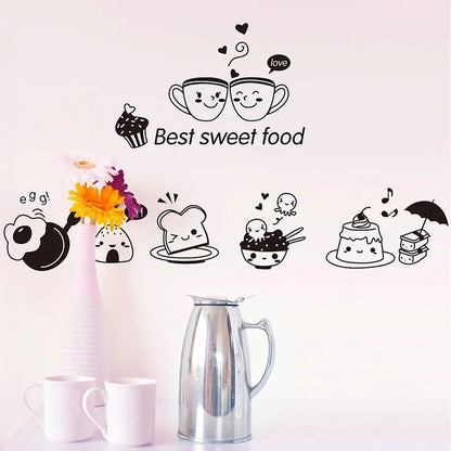 Coffee, Sweet Food Wall Stickers