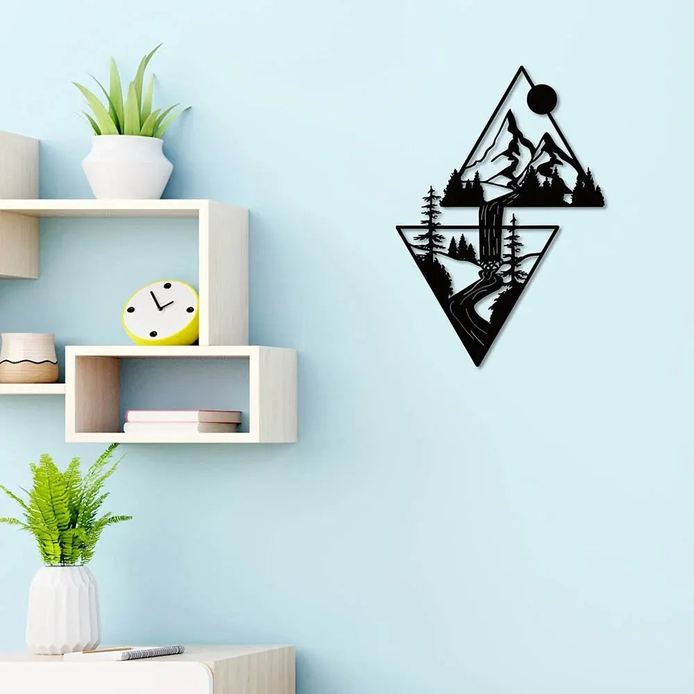 Mountain Metal Wall Art